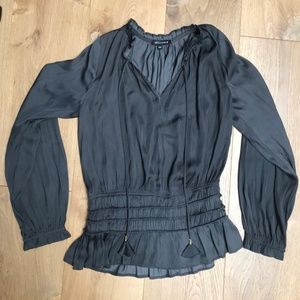 William B blouse with ties